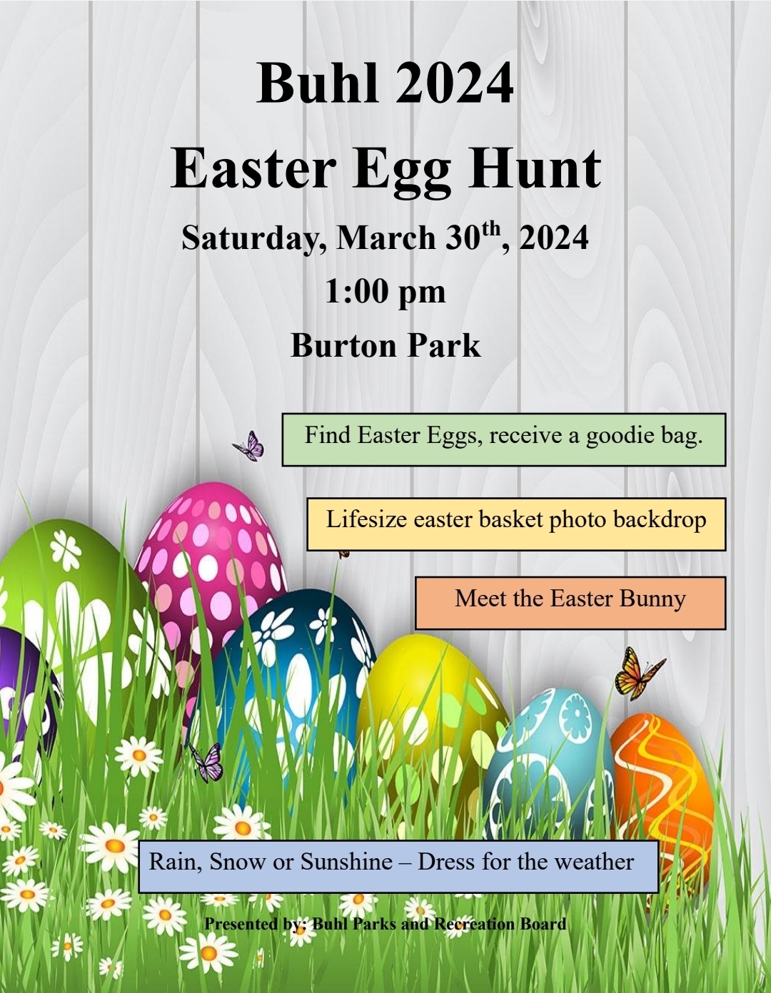 Easter Egg Hunt City of Buhl